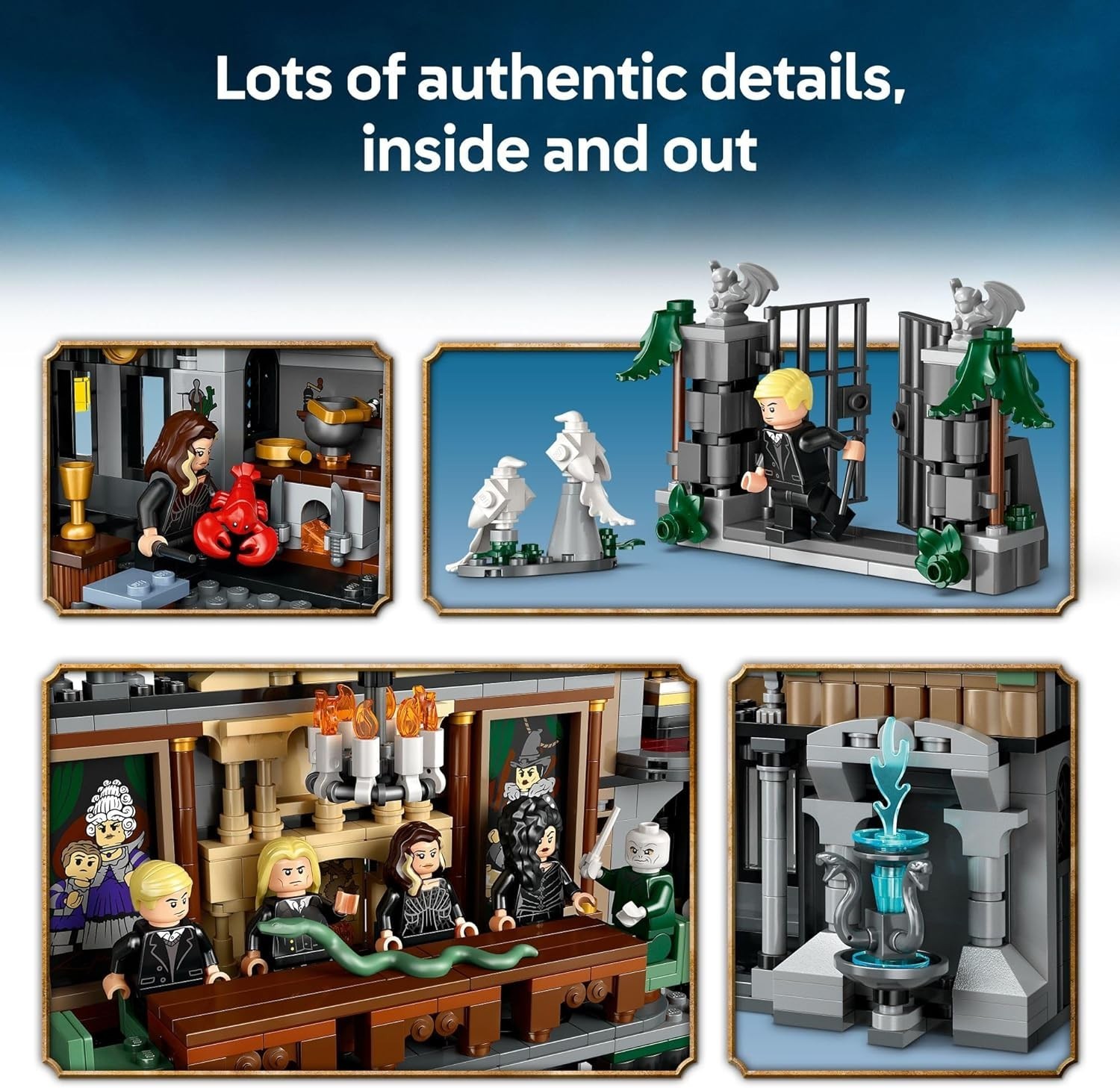 LEGO Harry Potter Malfoy Manor Building Set 76453 - No Import Fees