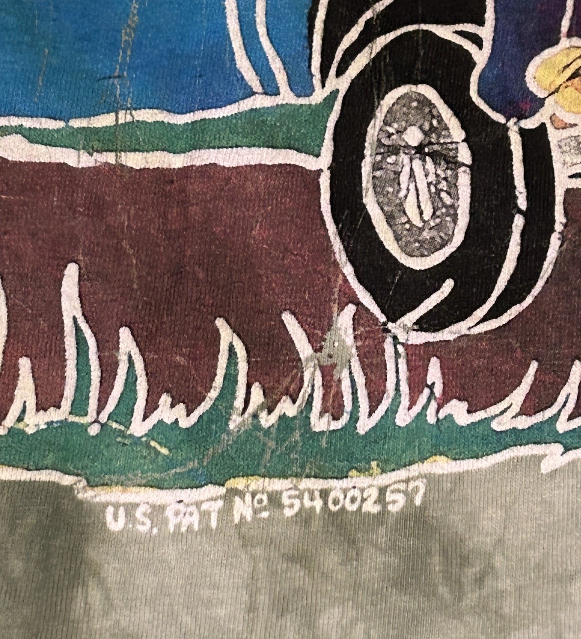 THE MOUNTAIN GRATEFUL DEAD VW 1994 TOUR BUS BATIK & TIE DYE Green 5XL New