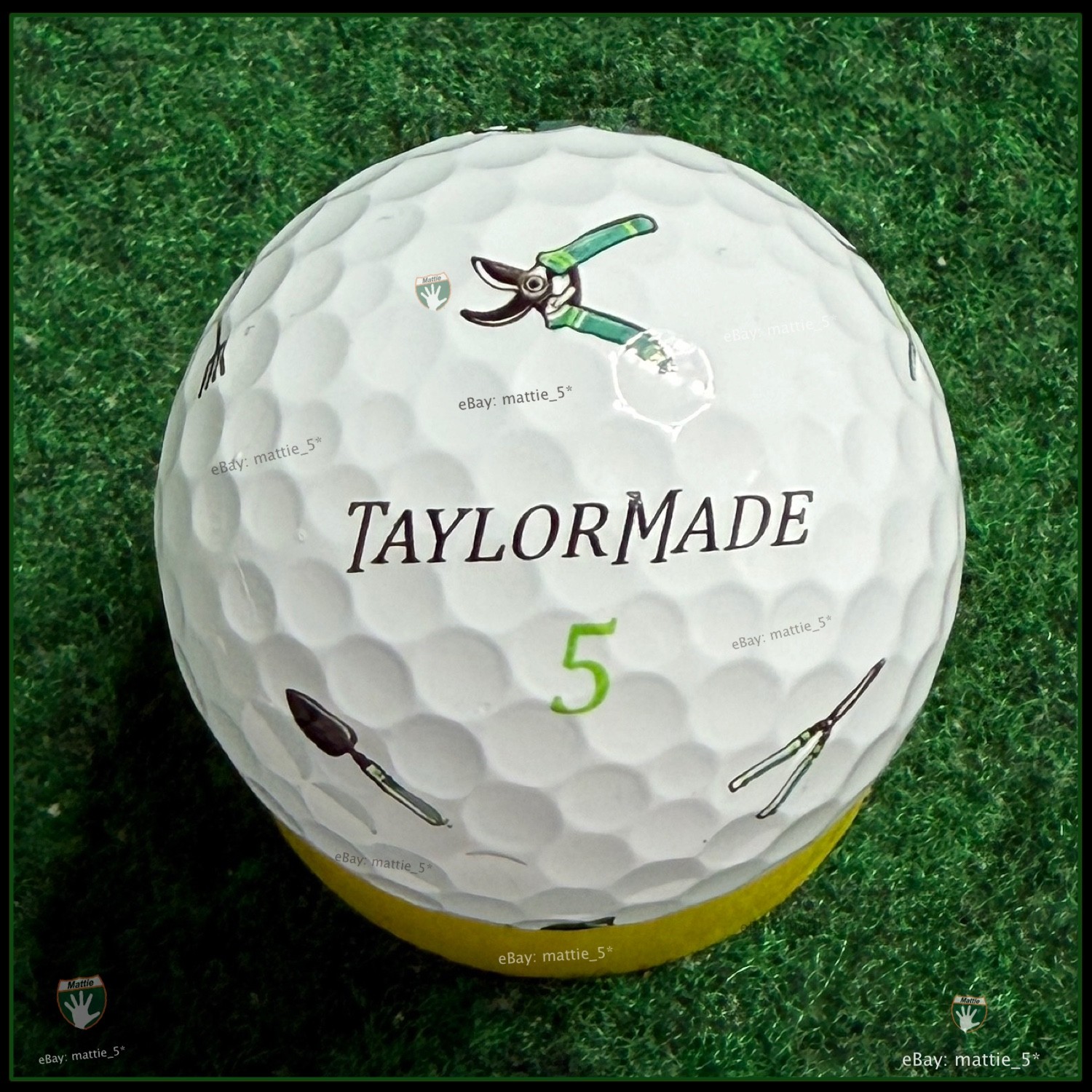 (1) 2026 MASTERS TaylorMade TP5X Pix SEASON OPENER Collectible Golf BALL