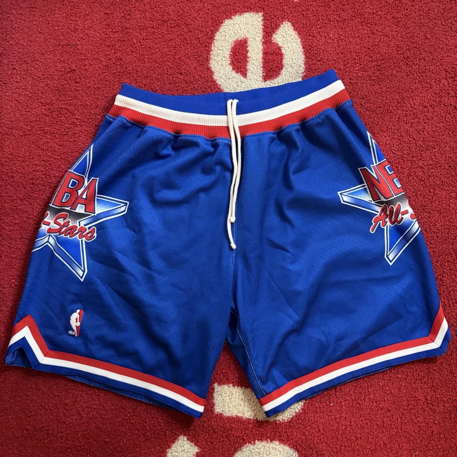 Authentic Mitchell & Ness Men's NBA All-Stars '93 Shorts Size L Blue