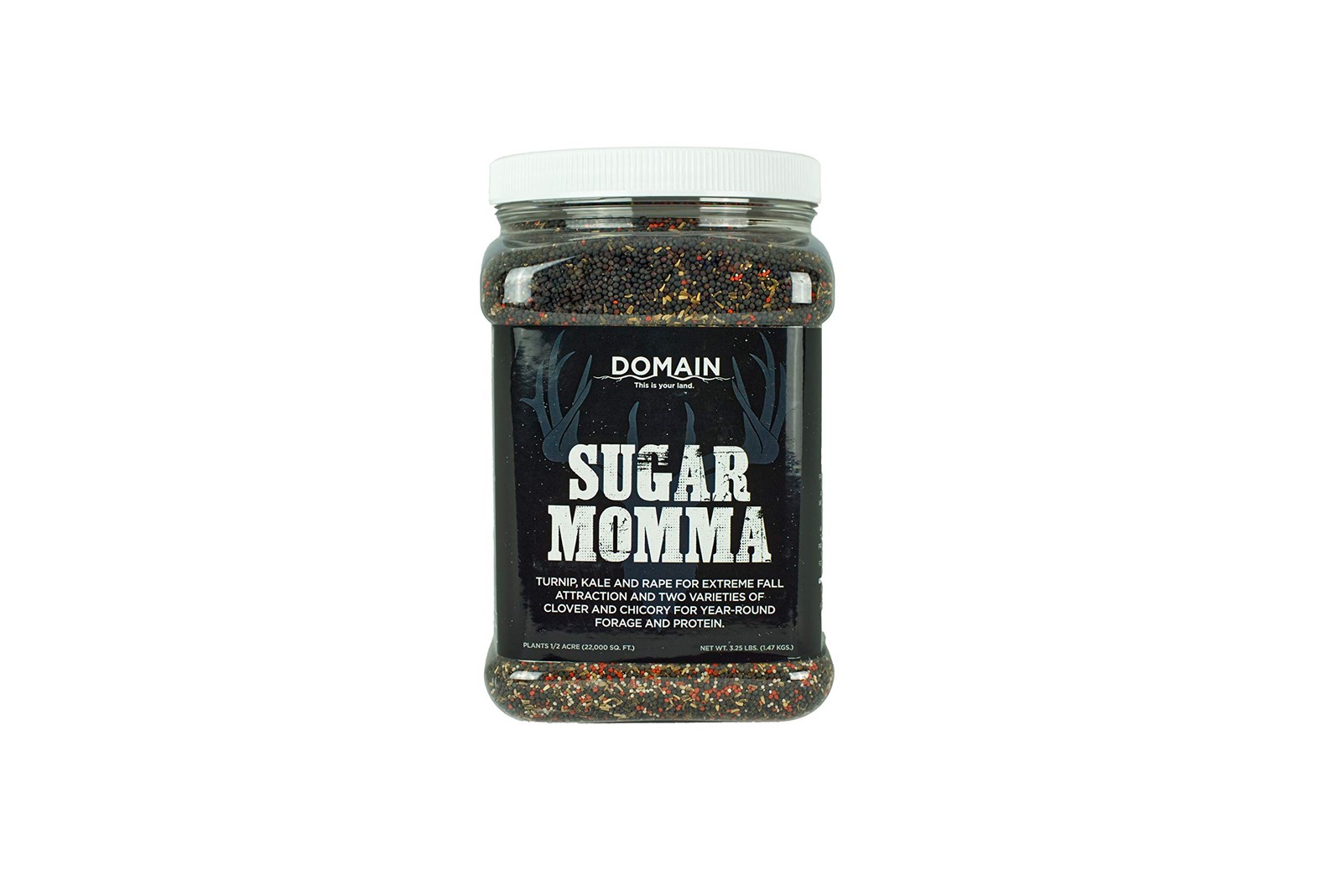 Domain Outdoor Sugar Momma Food Plot for Deer, 1/2 Acre, Turnip, Rape, Kale, ...