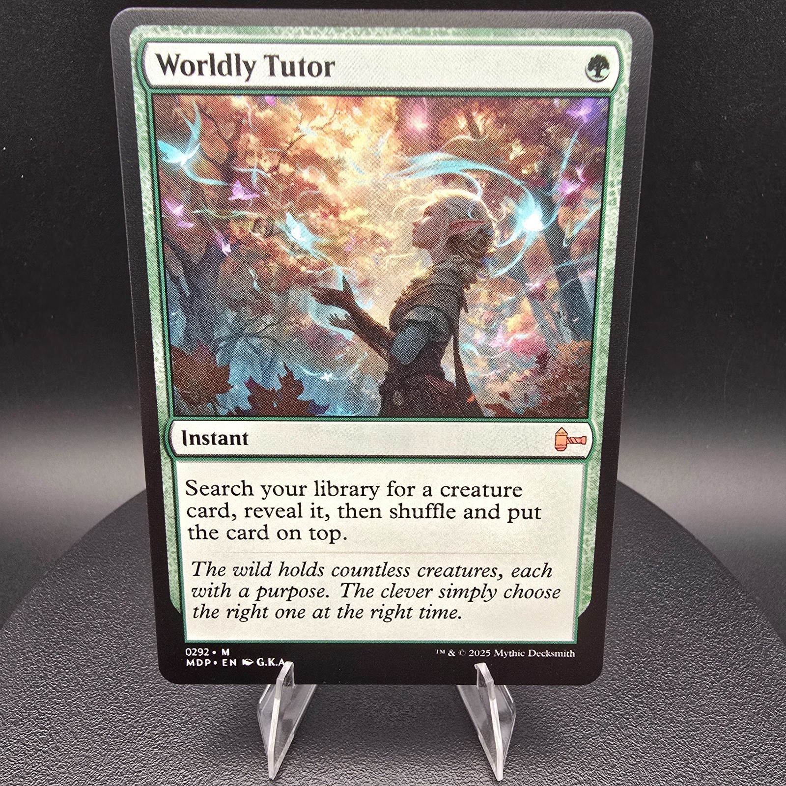 Worldly Tutor - Custom Magic: The Gathering Card - High-Quality