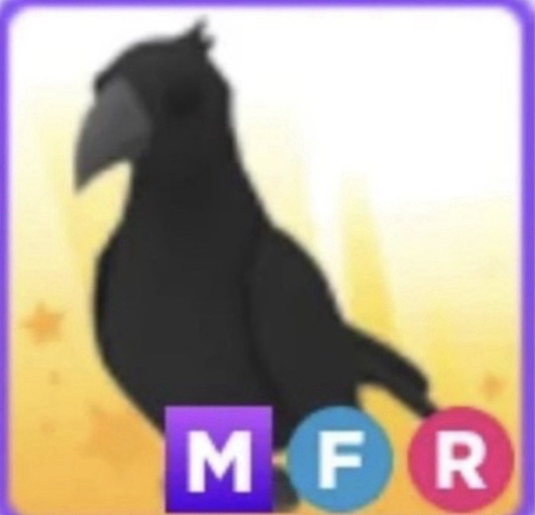 Adopt Me! Mega Neon Fly Ride Crow Roblox