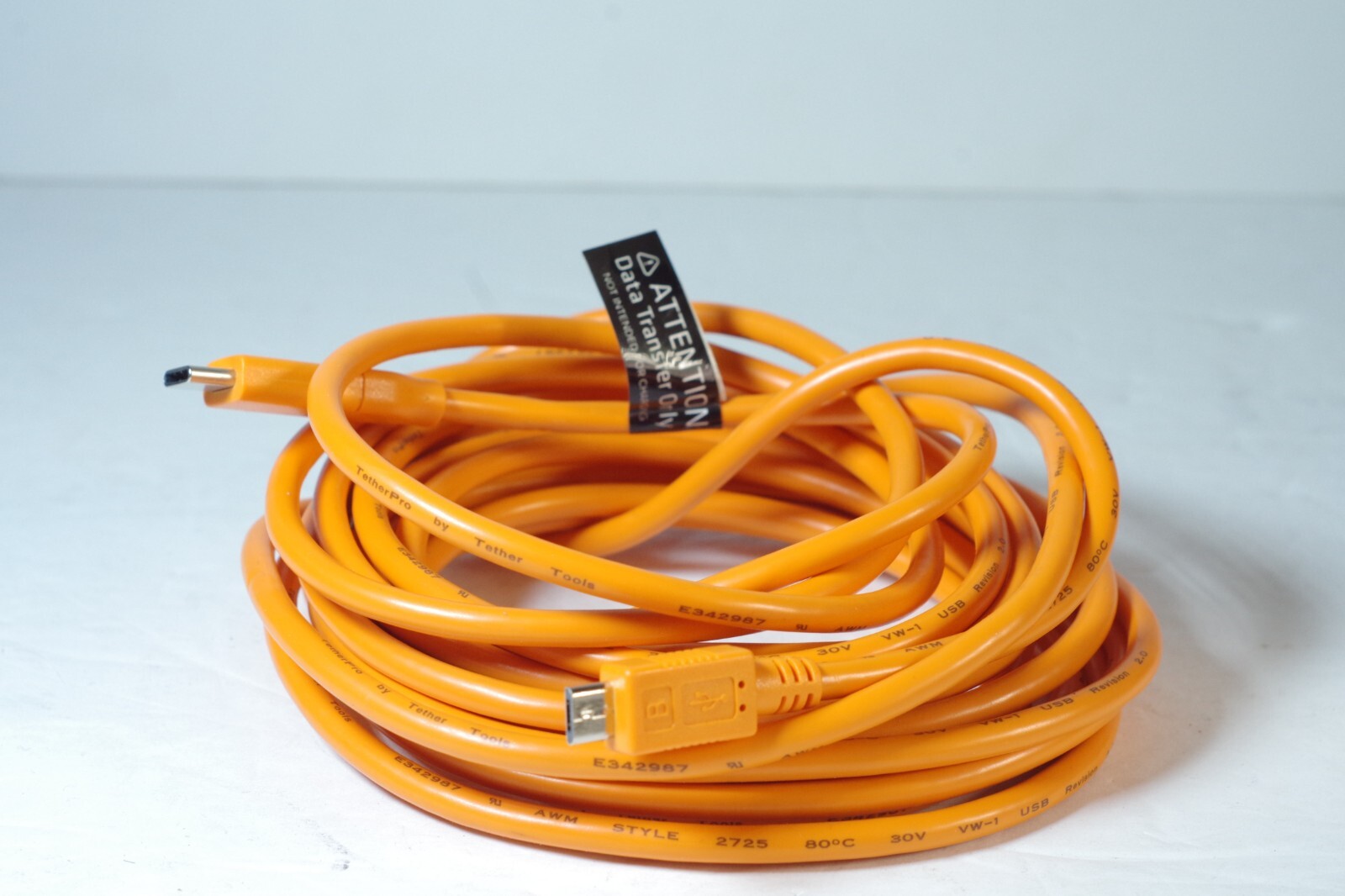 Tether Tools TetherPro USB-C to USB 2.0 Micro-B 5-Pin cable