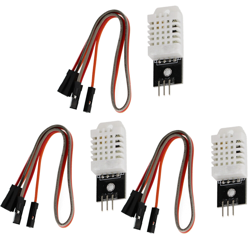 6Pcs DHT22/AM2302 Digital Temperature and Humidity Sensor Module Temperature Hum