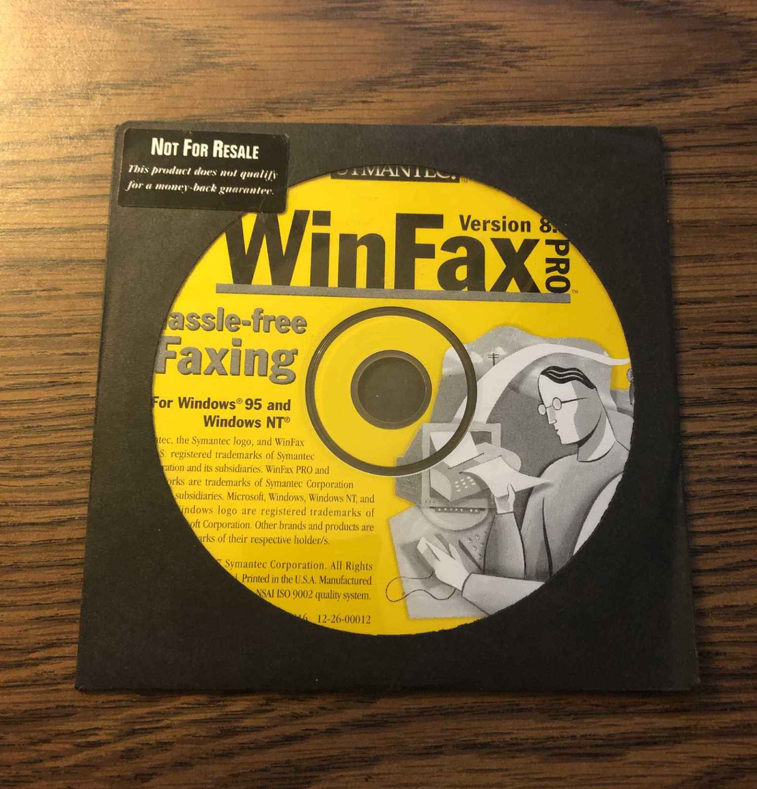 Sealed Symantec WinFax Pro Version 8.0 for Windows 95 and Windows NT 1997