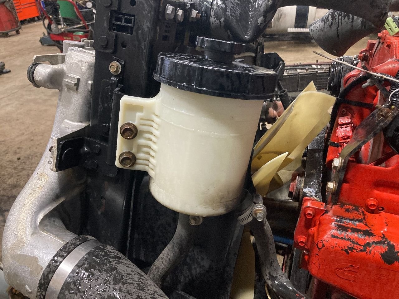 International LT Left/Driver Power Steering Reservoir - Used