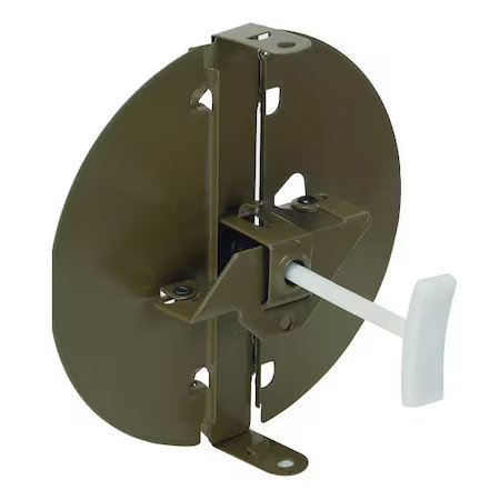 Snap-On Control Damper, 10" Duct Dia.,  4Jrl9