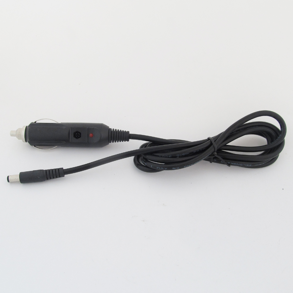 1pc 1.5M/5FT Car Cigarette Lighter Power Supply to DC Plug 2.5x5.5mm 18AWG Cable