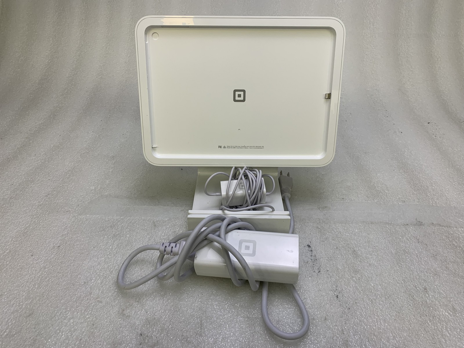 Square S089 Dock WORKS POS Stand for 9.7" iPad Power Cable USB Hub Card Reader