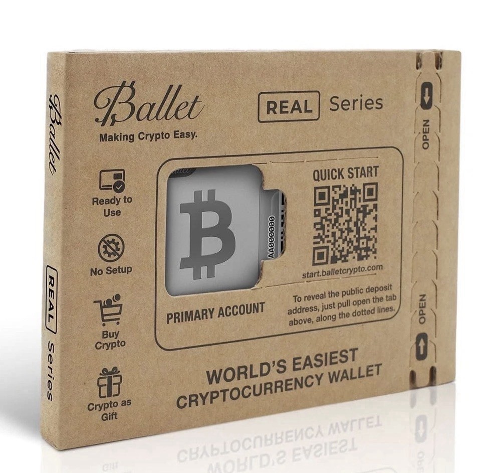 Ballet Real Cryptocurrency Hardware Wallet Keep Digital Assets Safe Bitcoin Easy