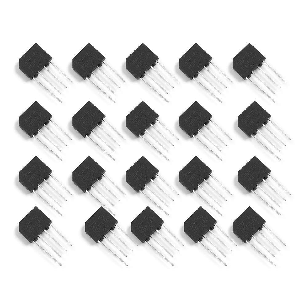 Bridgold 20pcs KBP310 Bridge Rectifier Diode Single Phase, 1000 20 Piece