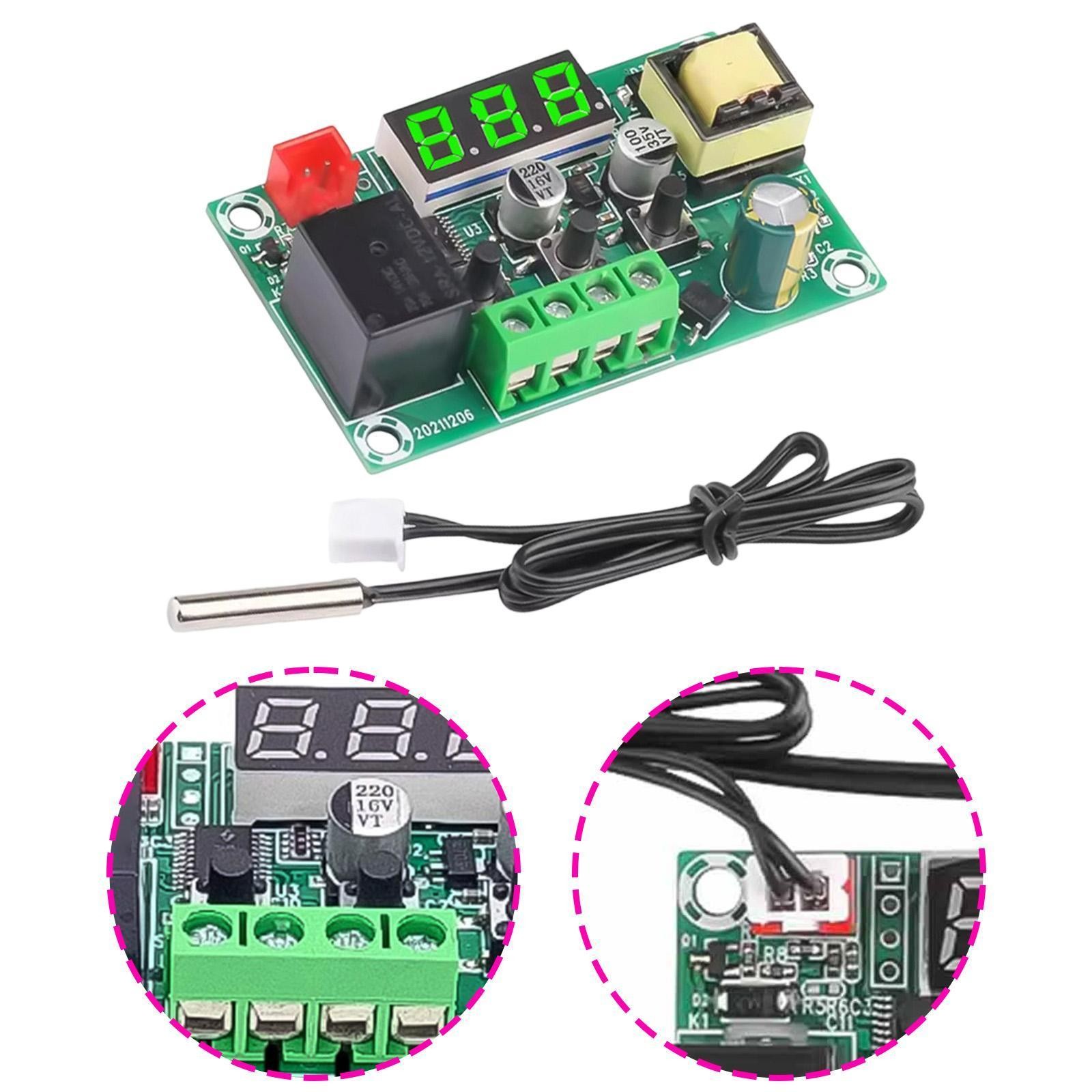 -w1209D Waterproof Ntc Easy to Install Display Digital Thermostat Module