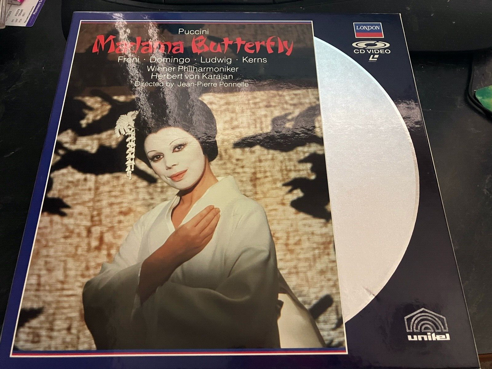 Puccini: Madama Butterfly: Freni/Domingo: Karajan Box Set Laser Disc