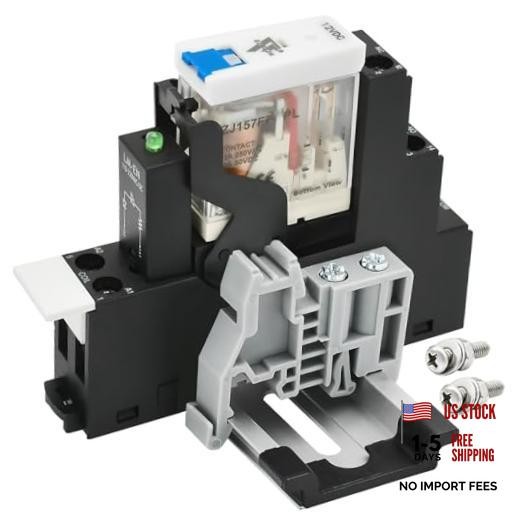 UL Listed Relay 12V Miniature Electromagnetic Relay 8Amp DPDT 8 Pin- 8A DC 12V