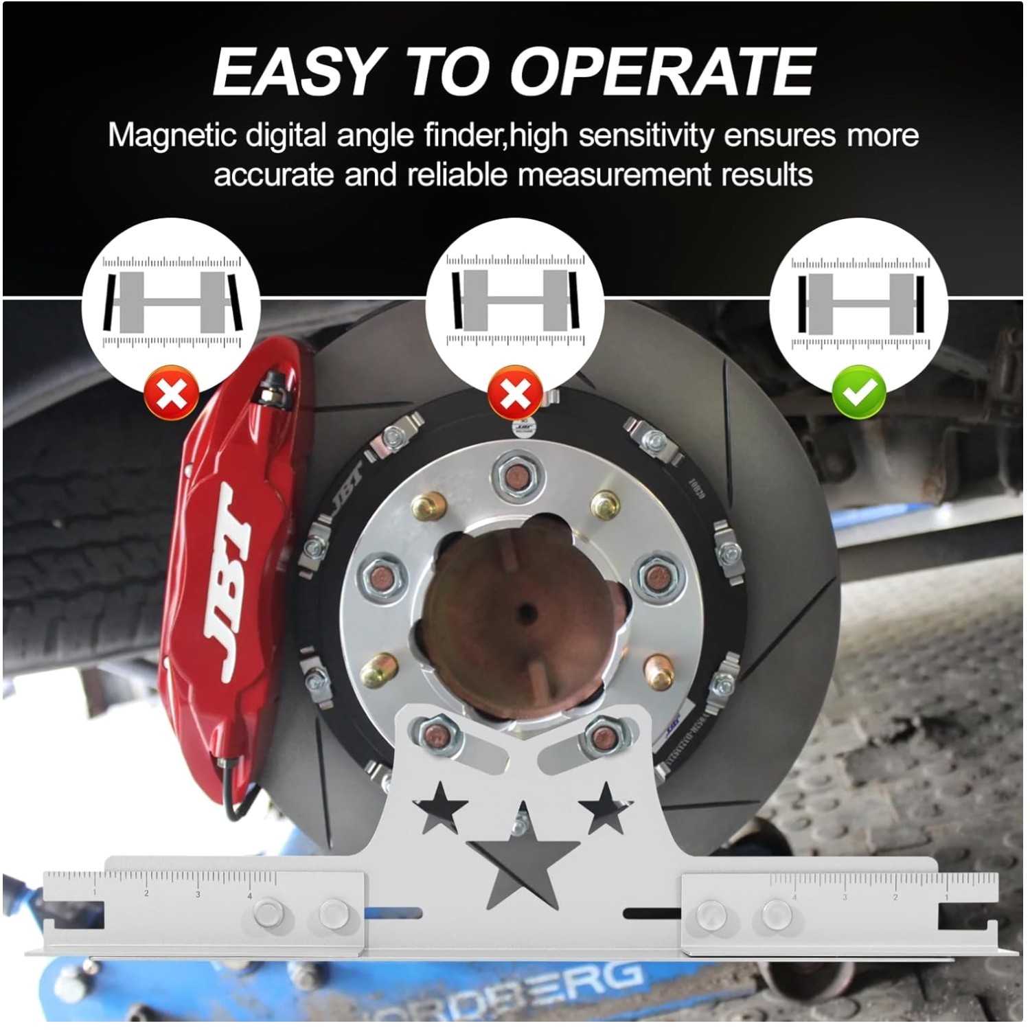 Adjustable Wheel Alignment Tool Plates