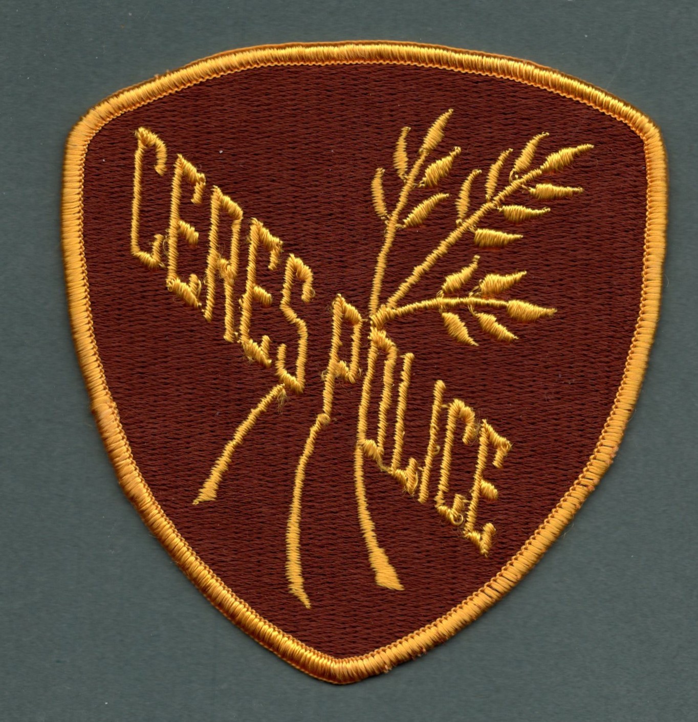 Ceres California Police Patch - Vintage