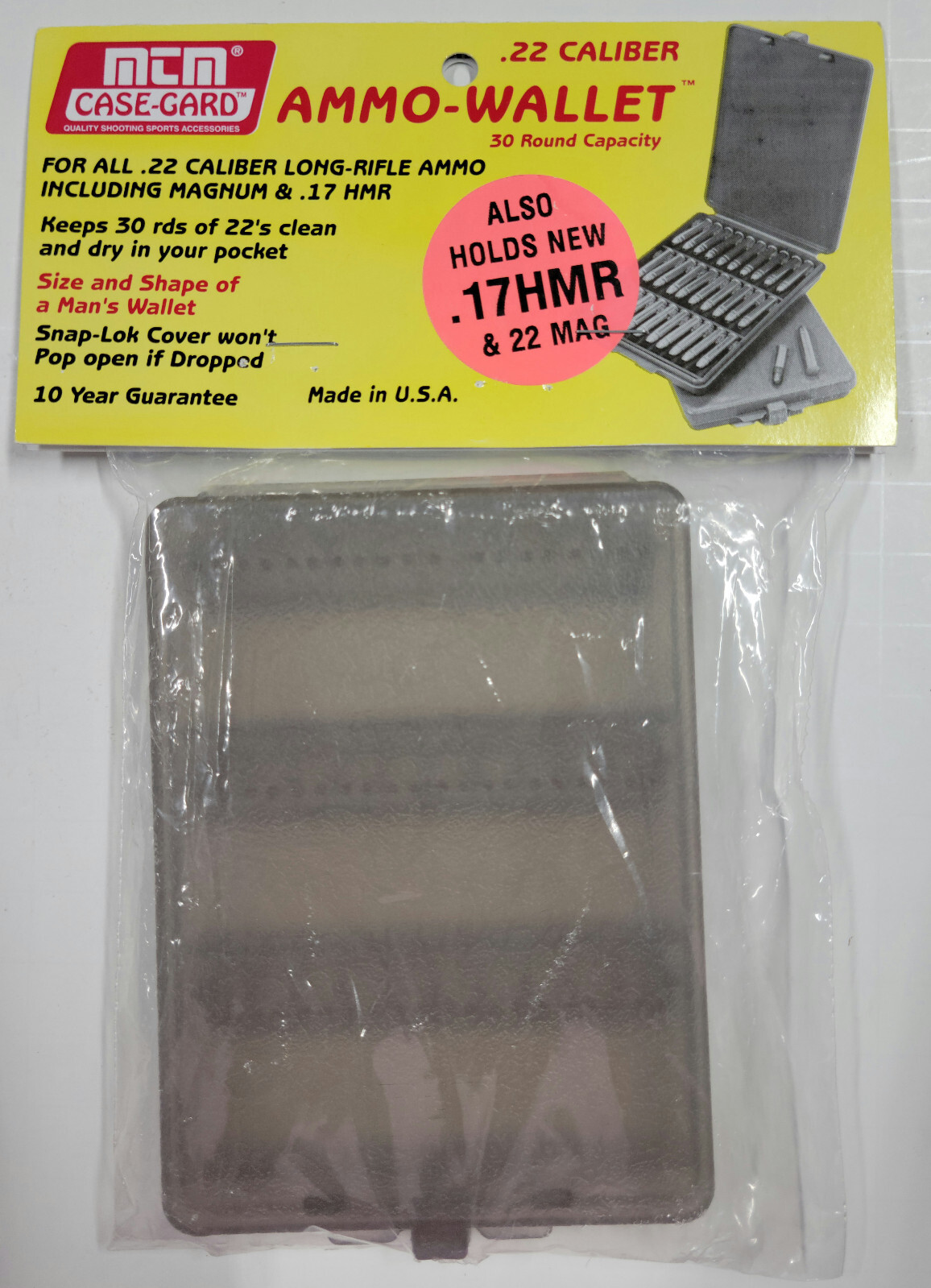 MTM W30-22M-41 MTM CASE-GARD™ HANDGUN AMMO WALLET - 22 LR MAG 17 M2 HMR - NEW