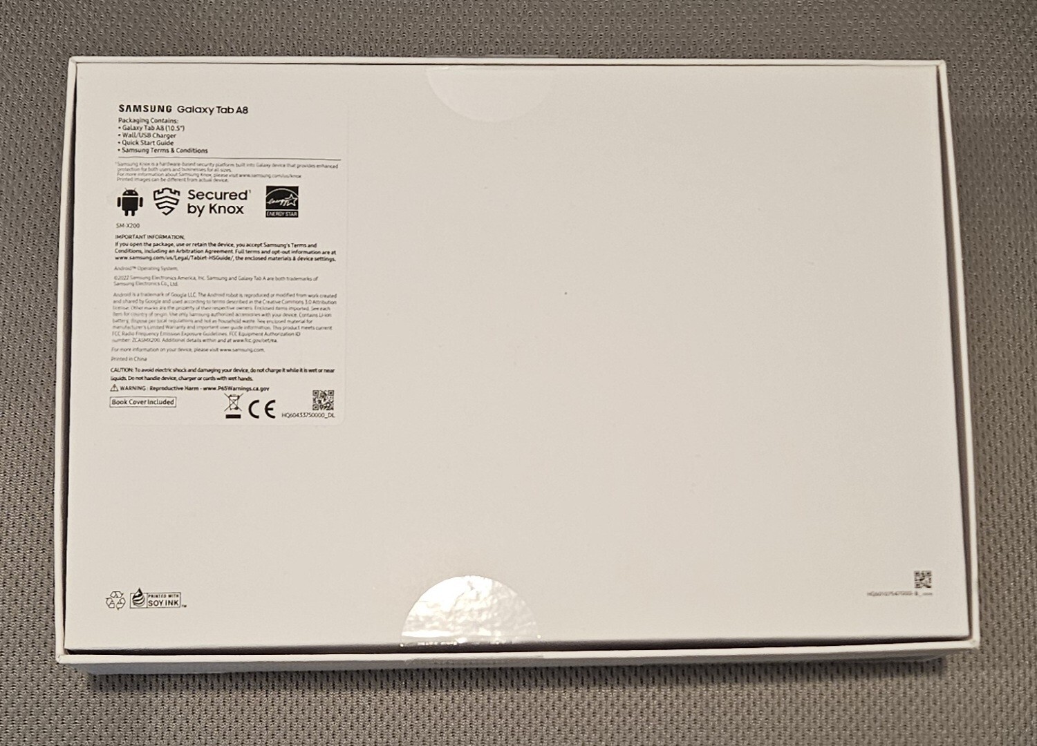 Samsung Galaxy Tab A8 *EMPTY BOX ONLY*
