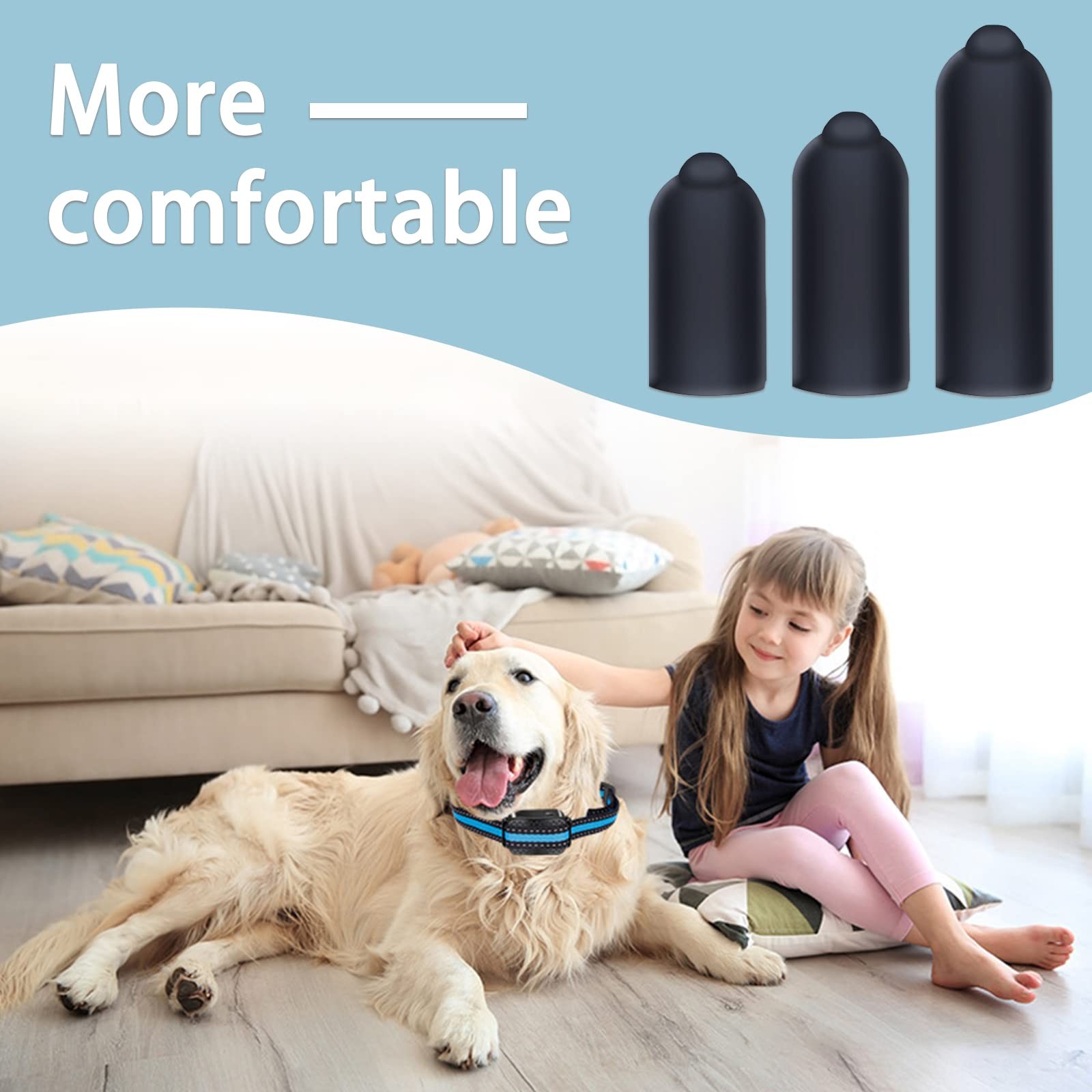 24 Pcs Dog Shock Collar Rubber Tips,training Collar Replacement Parts