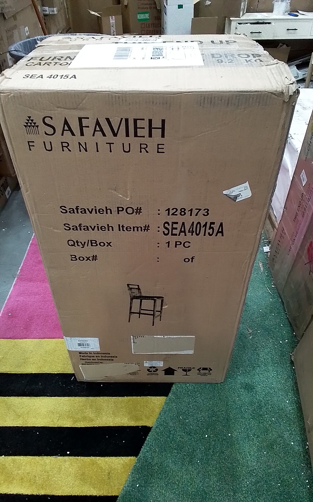 Safavieh DARIN BARSTOOL, Reduced Price 2172739420 SEA4015A