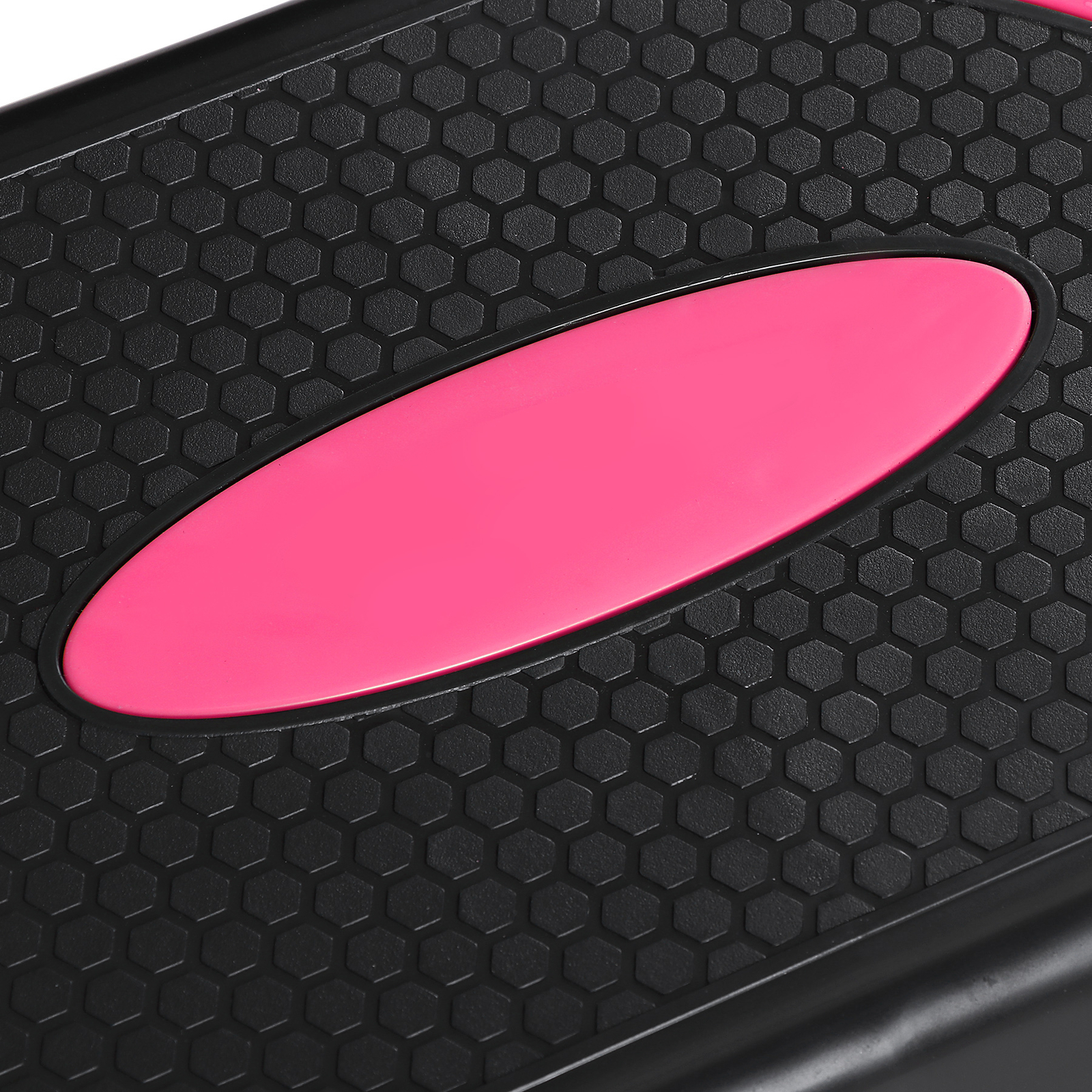 Adjustable Aerobic Stepper Workout Step with 4 Risers Exercise Platform Pink