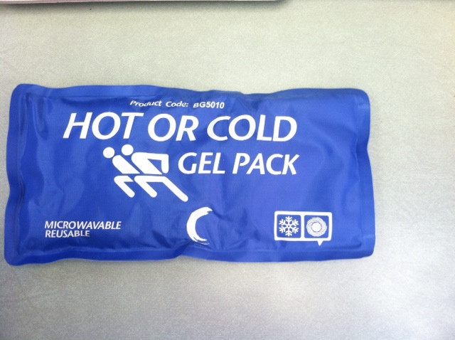 (1) Reusable Hot/Cold Gel Pack 5"x10"