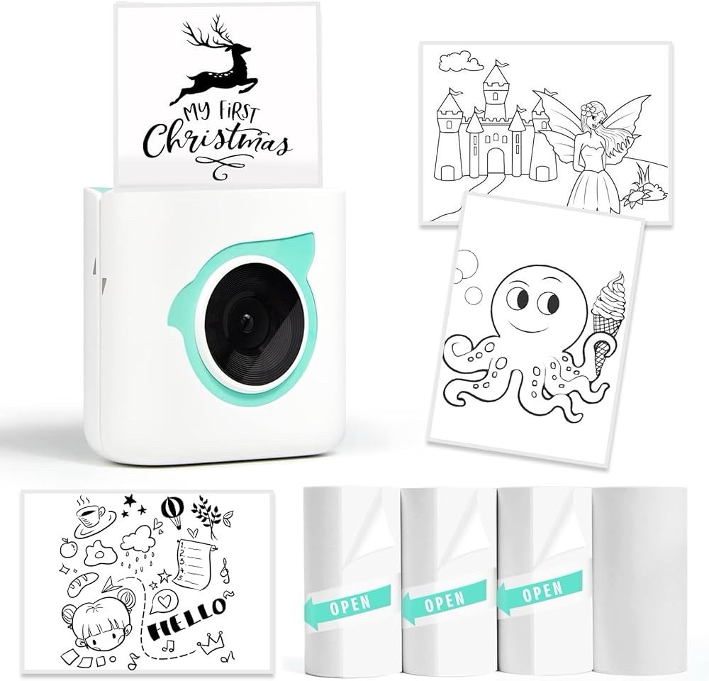 Smart & Simple Sticker Creator & Label Maker: Mini Bluetooth Thermal Printer