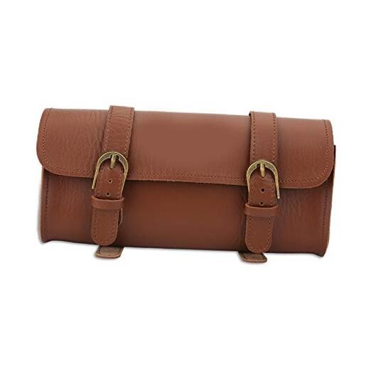 Bike Handlebar Leather Bags, Water Proof Wearproof Retro Style Artificial