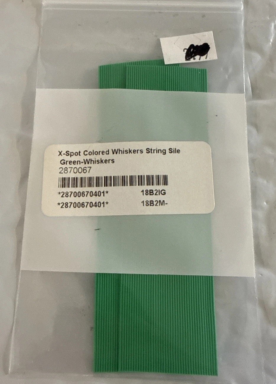 X-Spot Colored Whiskers String Sile Whiskers Green Archery