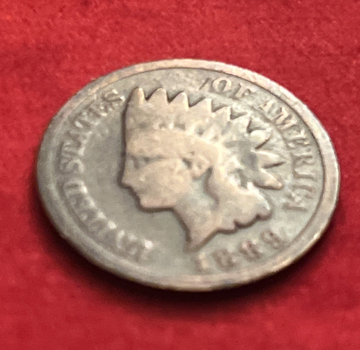 1889 indian head cent BN21