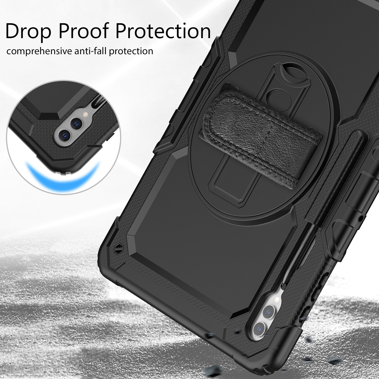 For Samsung Galaxy Tab A9 Plus / A9 2023 Heavy Duty Rugged Case Screen Protector