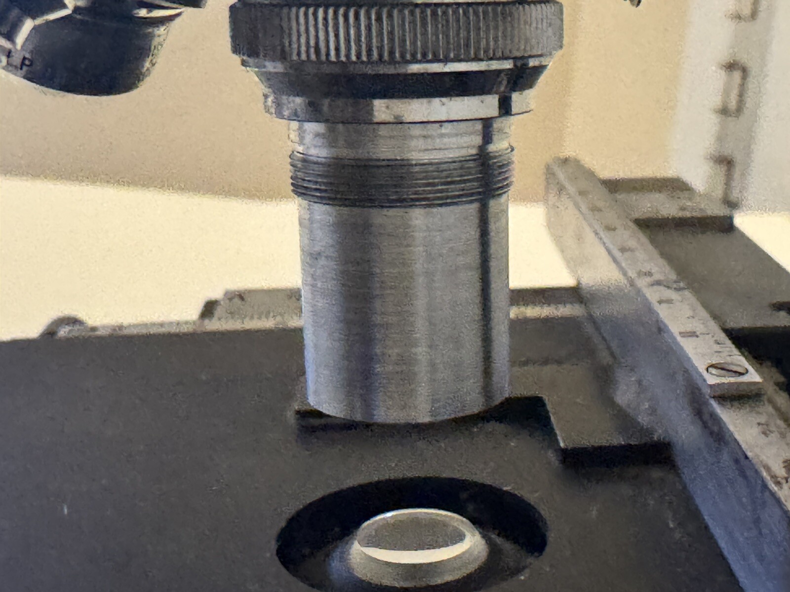 Antique Bausch & Lomb Microscope Black
