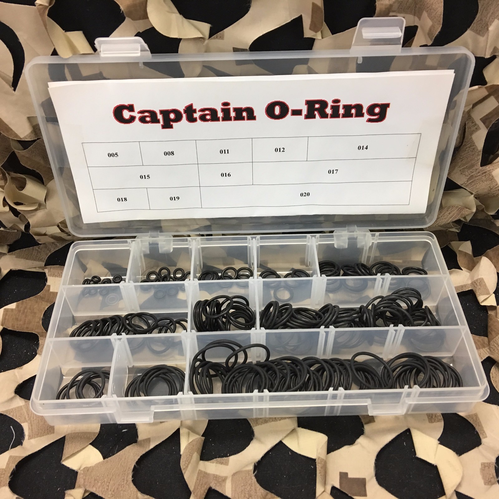 NEW Captain O-Ring Complete Kit 5x Rebuild (Box) - MacDev Droid