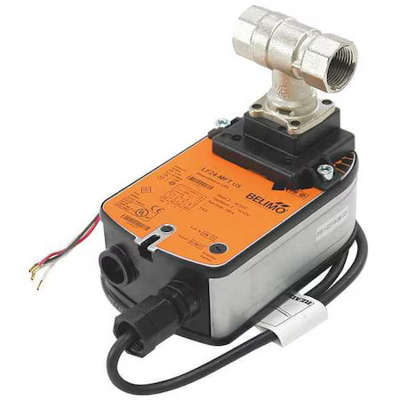 Belimo B217+Lf24-Mft Actuator, Spring Return, 3/4In Npt, 2 Way