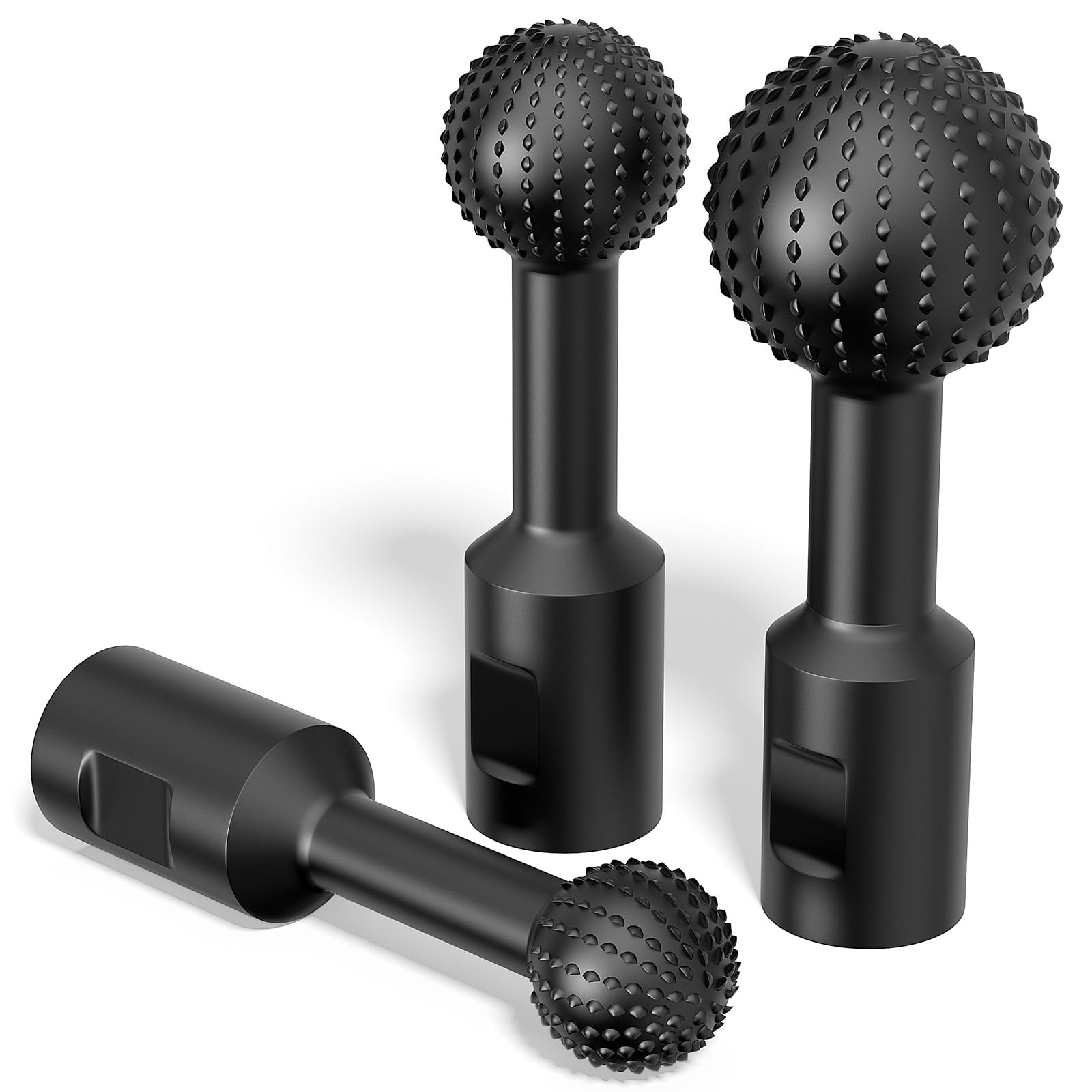 Sphere Rotary Burr Set - 5/8-11 Thread Ball Gouge Attachments for 4-1/2" & 5"...