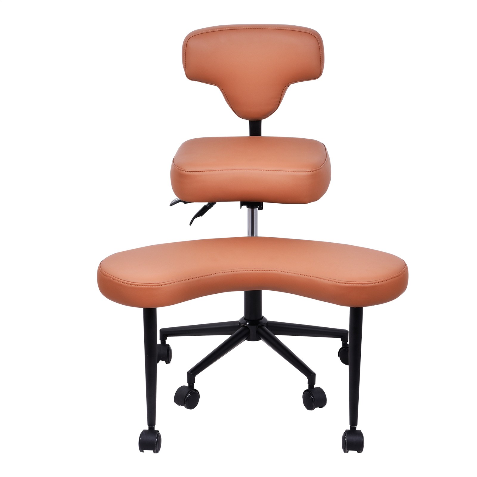 Ergonomic Cross Legged Chair, 360° Swivel Meditation Chair Height Adjustable Sea