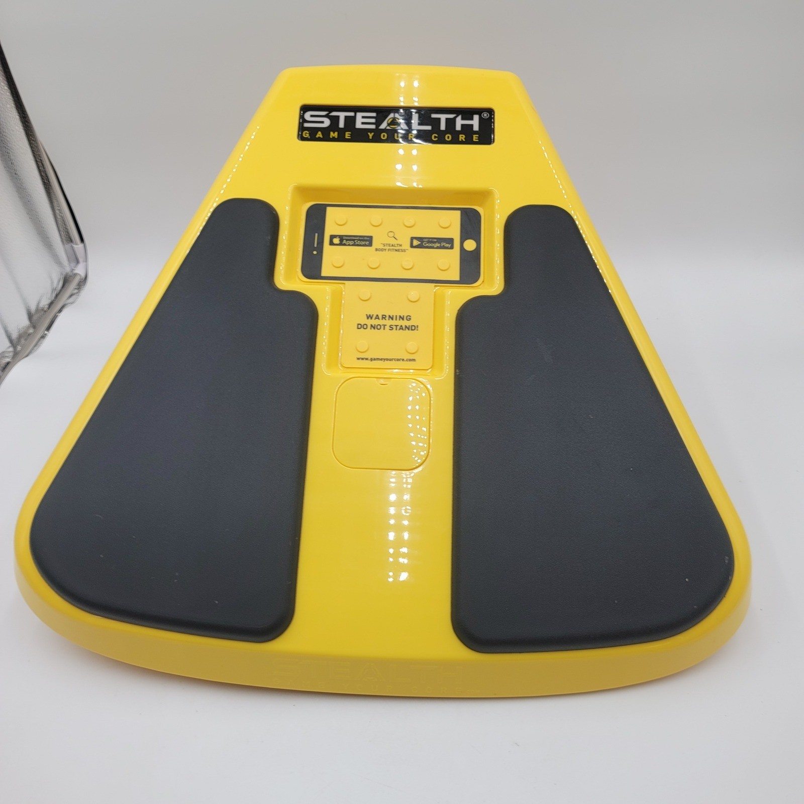 Stealth Core Trainer Personal Plank Fitness Game Board Yellow Black Workout