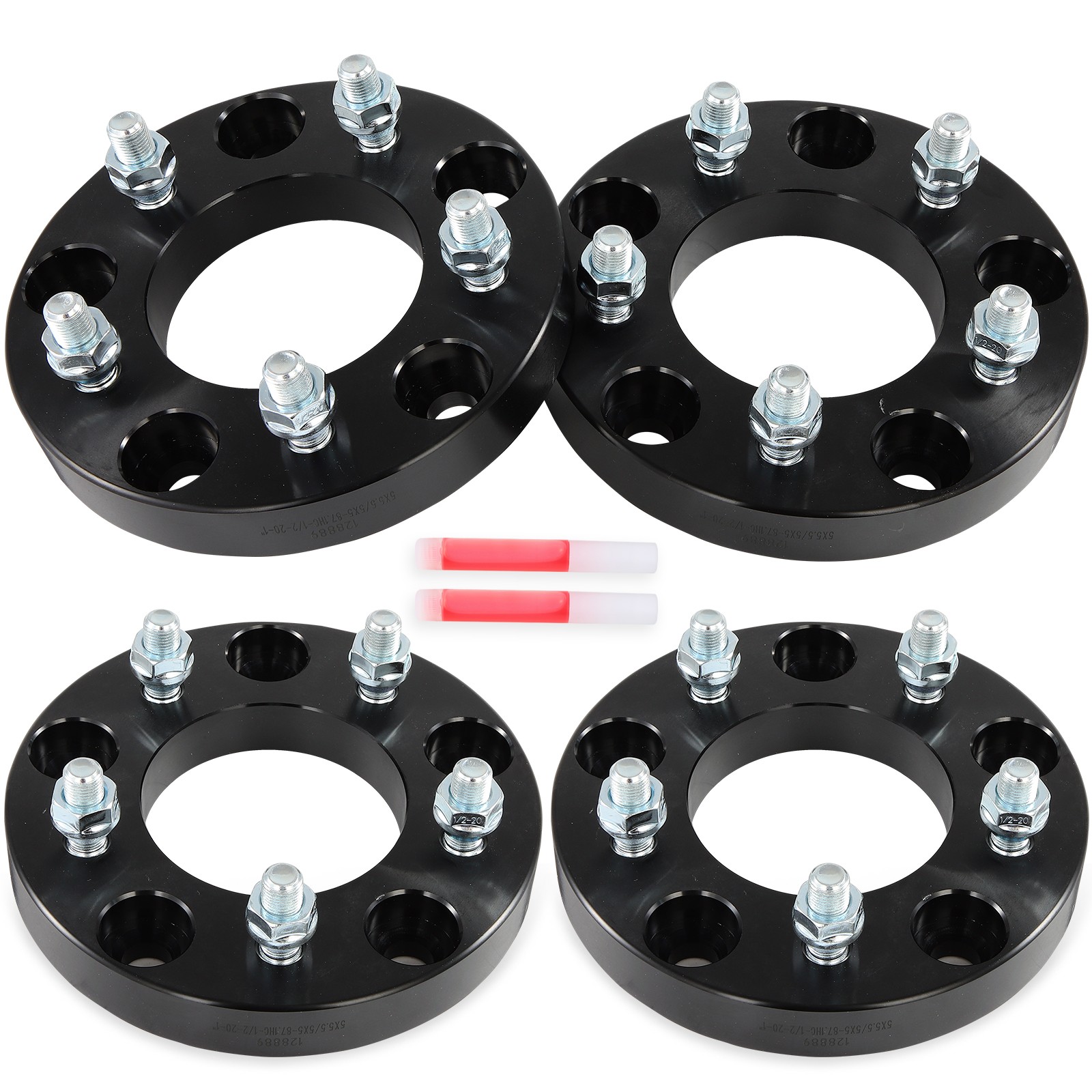 (4) 5x5.5 to 5x5 Wheel Adapters 1" 5x139.7 Hub to 5x127 Wheel For Ram 1500 F-150