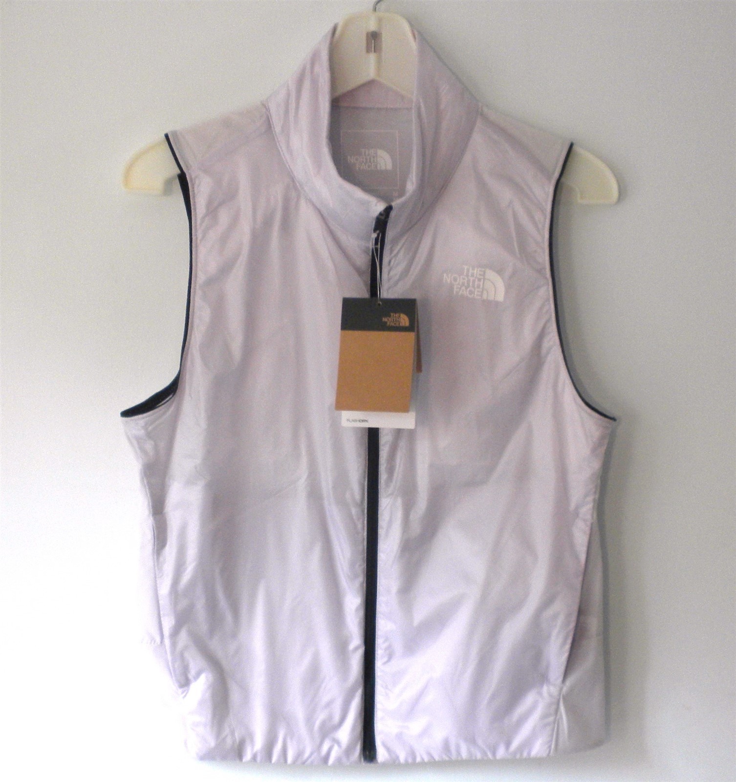 THE NORTH FACE LAVENDER FOG HIGH NECK INSULATED SKI VEST M MEDIUM SLIM FIT(READ)