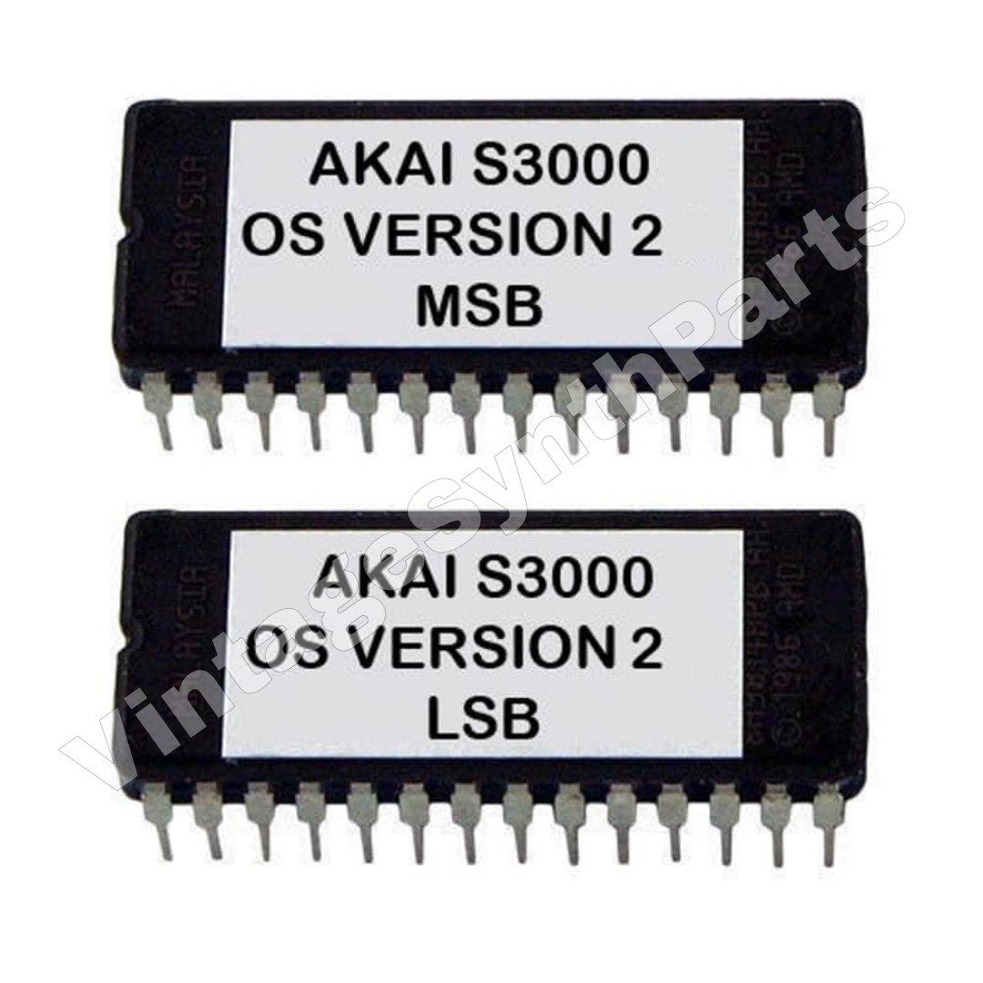 AKAI S3200 S3000 S2800 Upgrade OS Rom 2.0 EPROM Firmware
