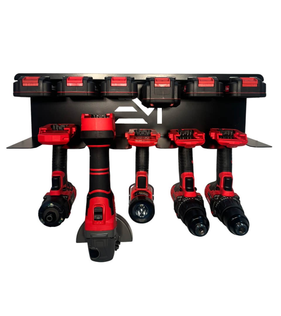 Bauer 20V Drill and Battery Shelf