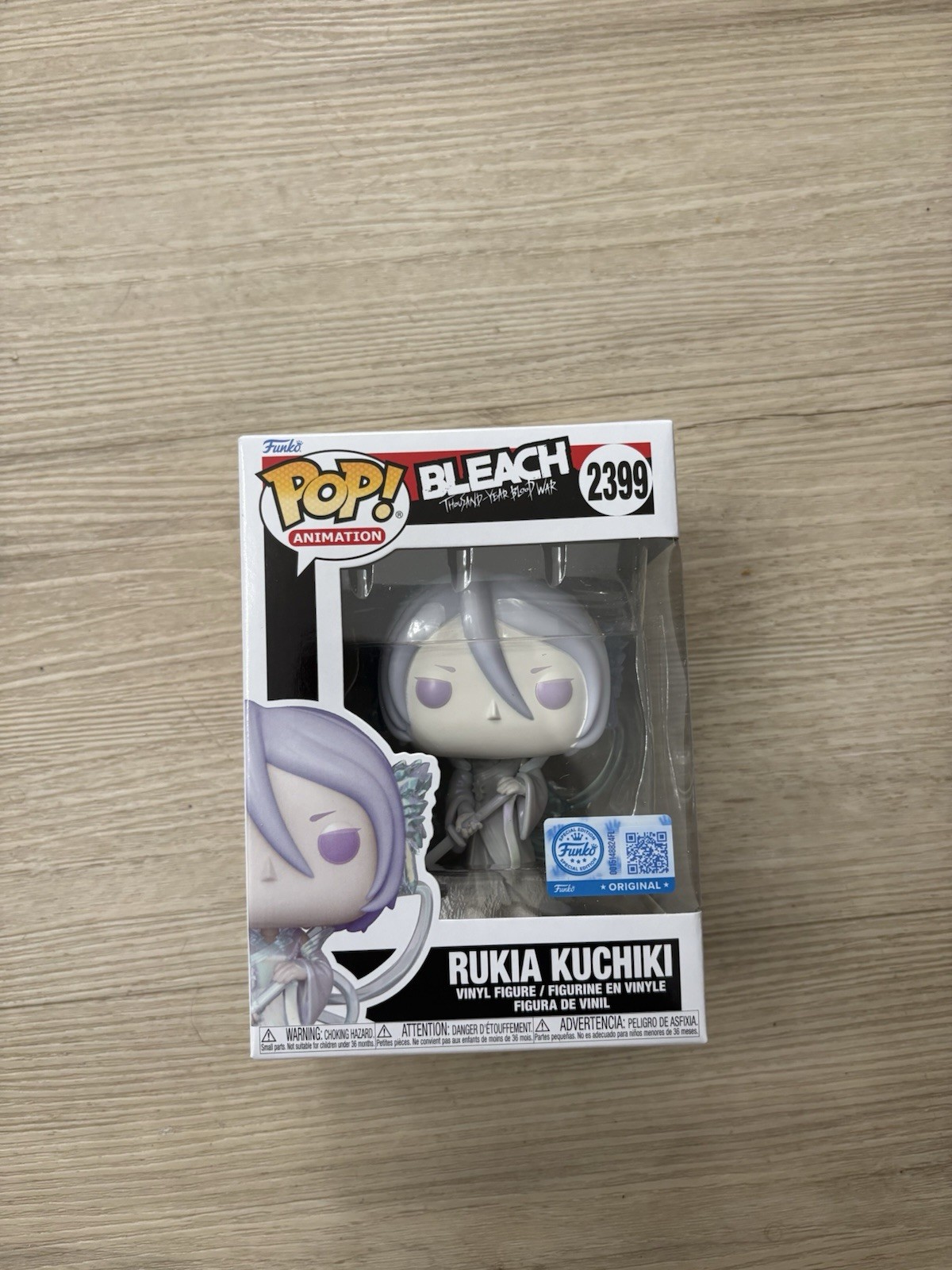 Funko Pop! Rukia Kuchiki #2399 Bleach Exclusive Vinyl Figure w/ Protector NEW IN