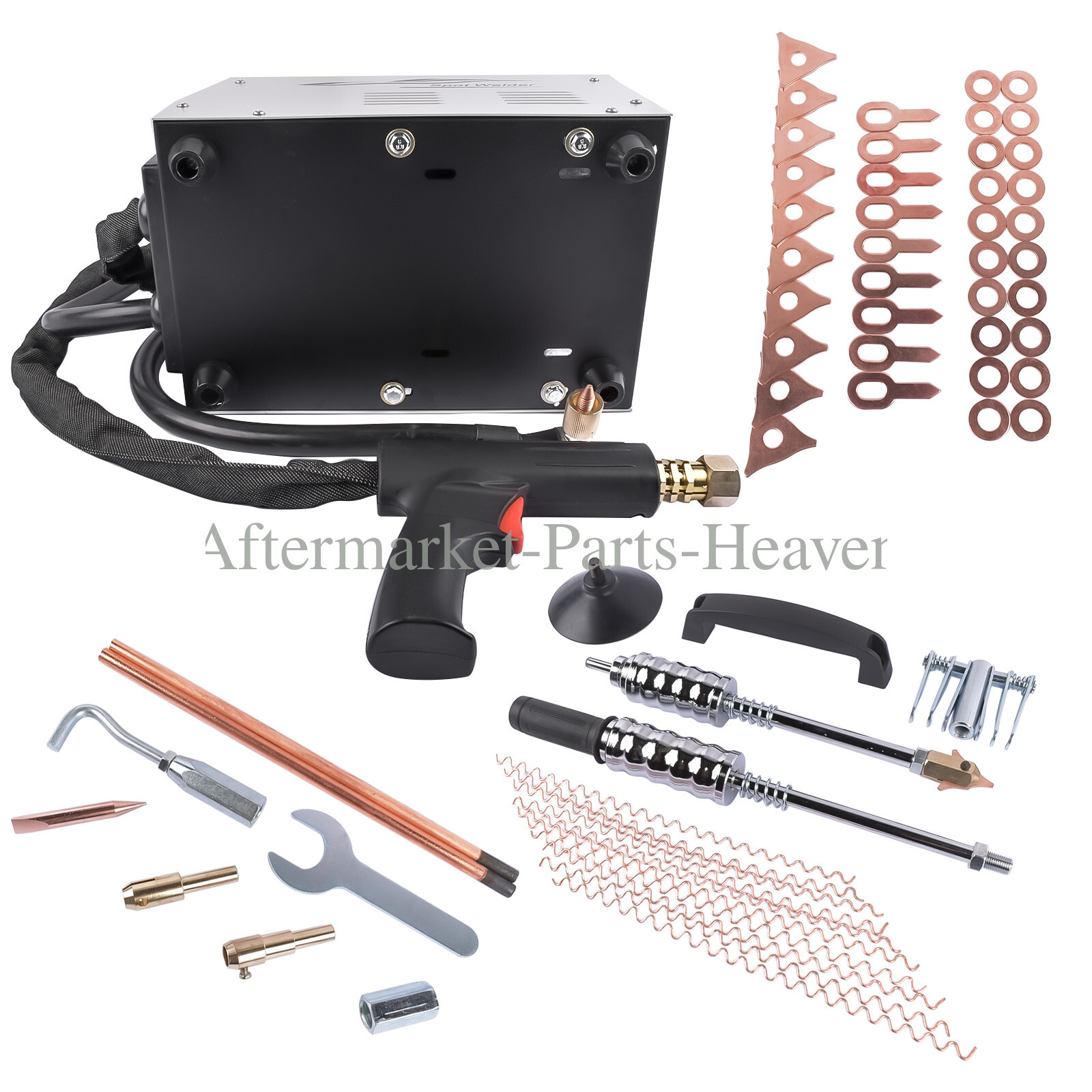 Spot Welder Dent Puller Machine 3800A Car Body Stud Dent Repair Kit 110V 6 Modes