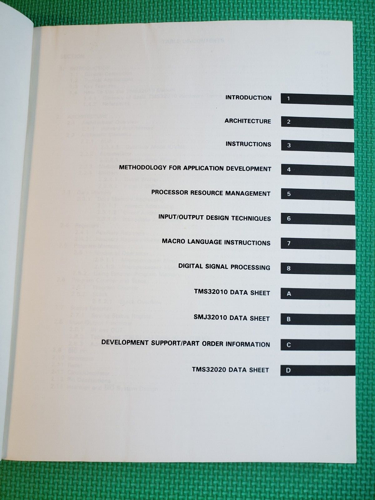Texas Instrument DSP TMS32010 User's Guide - 1985
