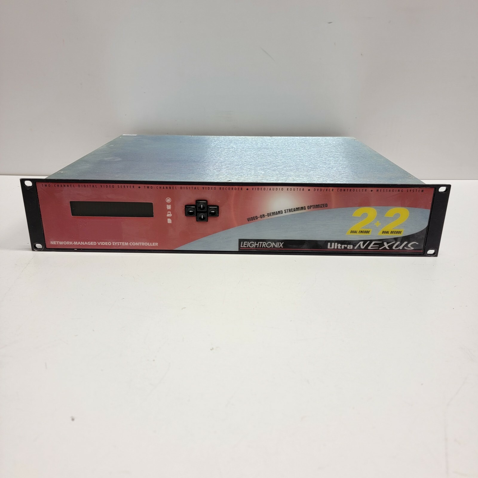 AS-IS Leightronix UltraNexus 2+2 2-Channel Digital Video Server/Recorder/Router
