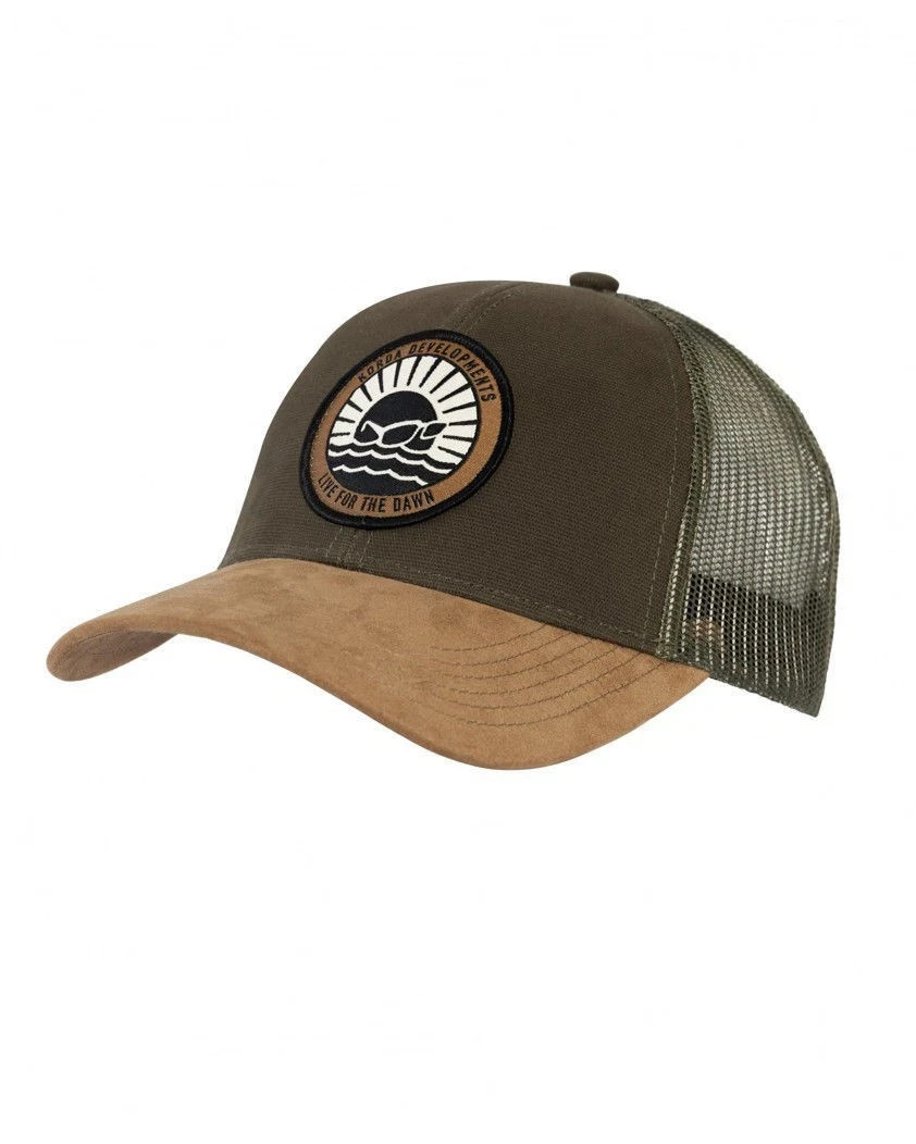 Korda Dawn Trucker Cap Mocha - Carp Coarse Fishing KBC33