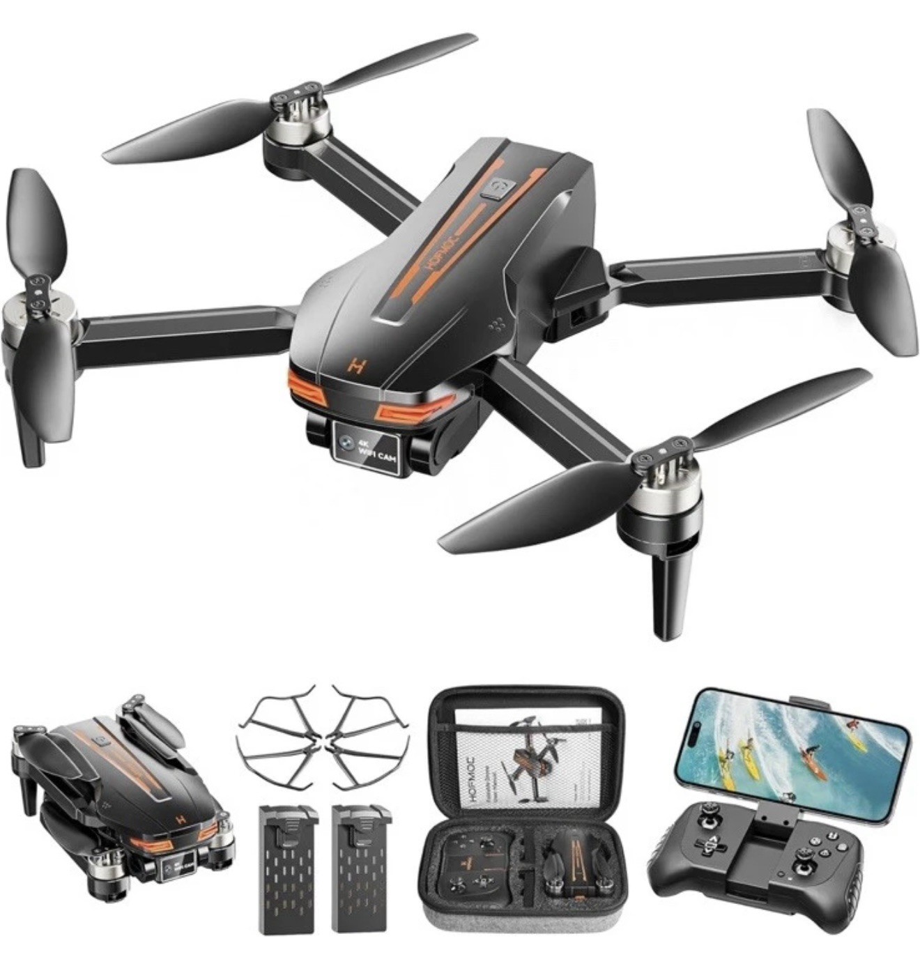 NEW Drone with camera 4K high performance long battery life Foldable With Remote