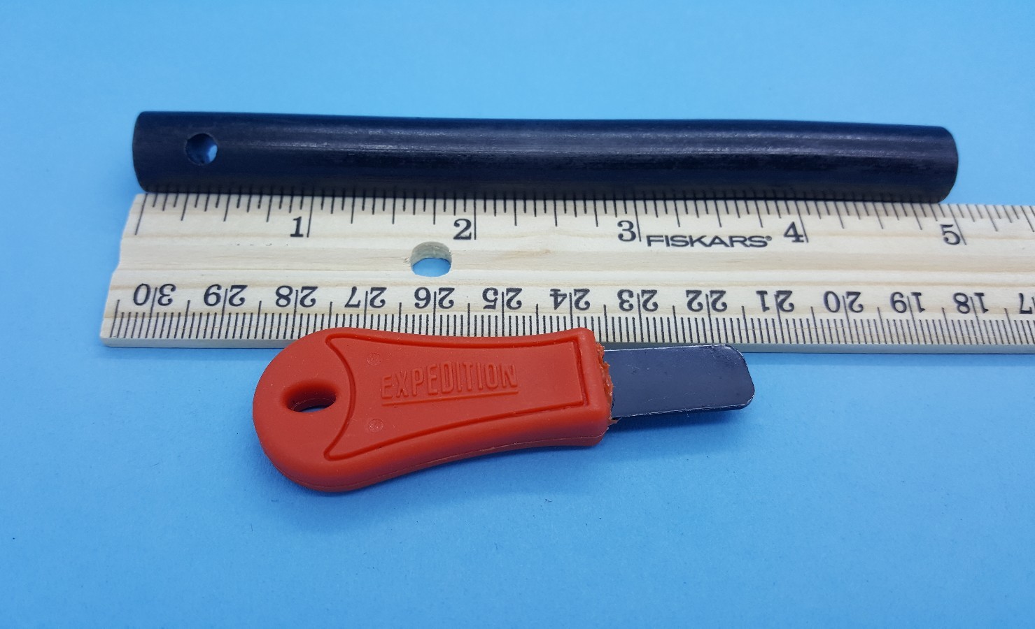 Huge 5 inch Ferro Rod drilled hole Ferrocerium Flint Survival firesteel fire EDC