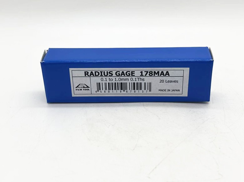 1PCS NEW FUJITOOL radius gauge 178MAA(0.1-1mm)